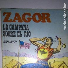 Cómics: * ZAGOR Nº 22 LA CAMPANA SOBRE EL RIO * EDICIONES BURULAN 1972 *. Lote 119504359