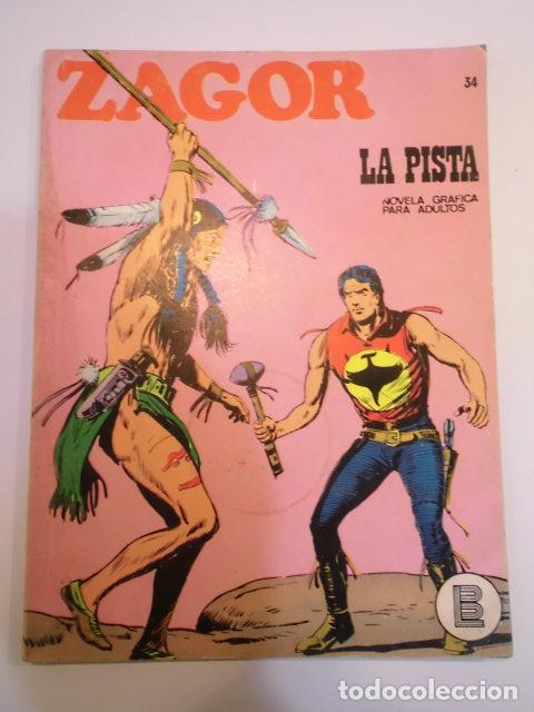 C&oacute;mics: ZAGOR NUM 34 &ndash; LA PISTA - BURU LAN 1972 - Foto 1