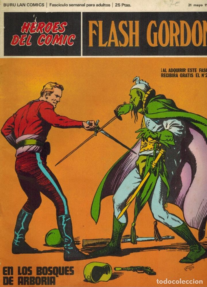 C&oacute;mics: FLASH GORDON de Buru Lan N&ordm; 1 Mayo de 1971 - Foto 1