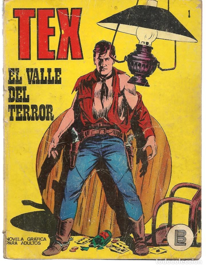 C&oacute;mics: TEX. N&ordm; 1. EL VALLE DEL TERROR.  BURU LAN EDICIONES. (RF.MA)PL12 - Foto 1