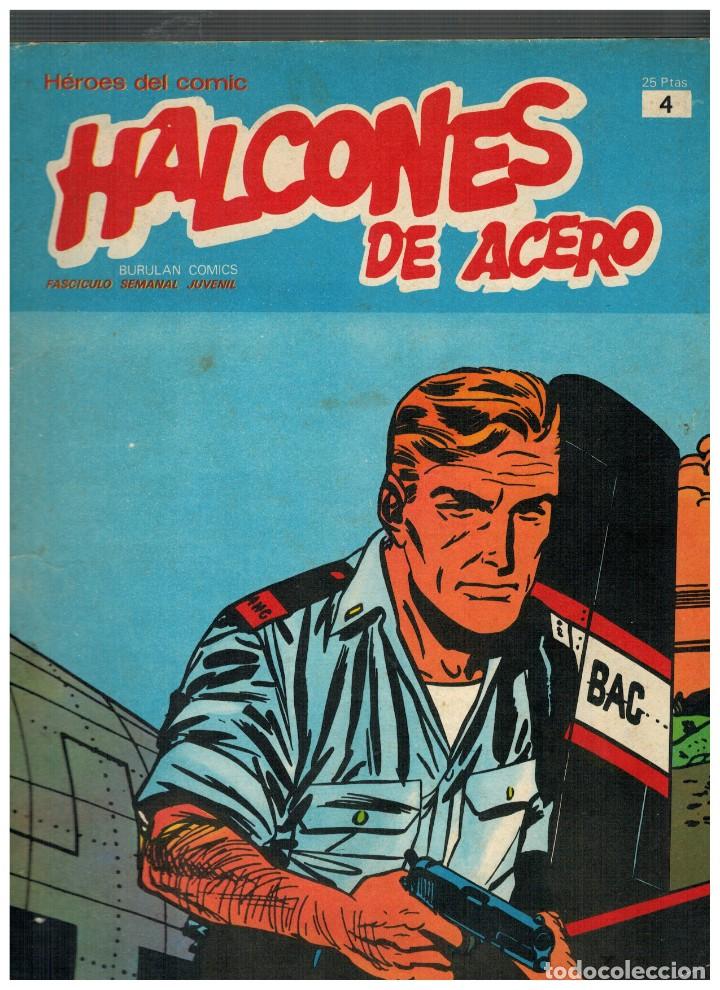 C&oacute;mics: HALCONES DE ACERO N&ordm; 4.  BURU LAN,1974. - Foto 1