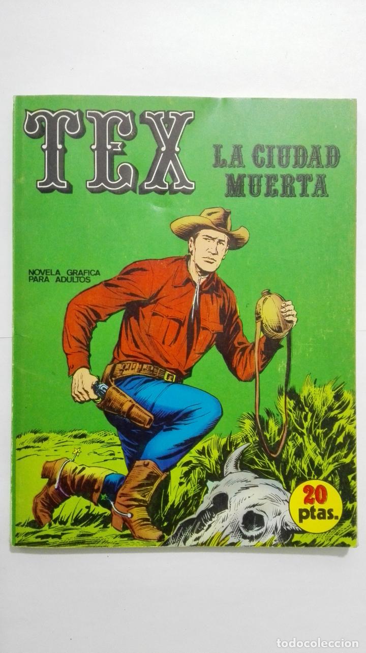 C&oacute;mics: TEX N&ordm; 5, LA CIUDAD MUERTA, EDICIONES BURU LAN, 1970 - Foto 1