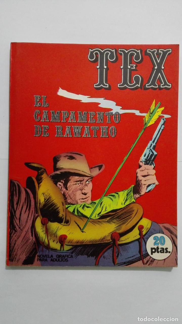 C&oacute;mics: TEX N&ordm; 8, EL CAMPAMENTO DE RAWATHO, EDICIONES BURU LAN, 1970 - Foto 1