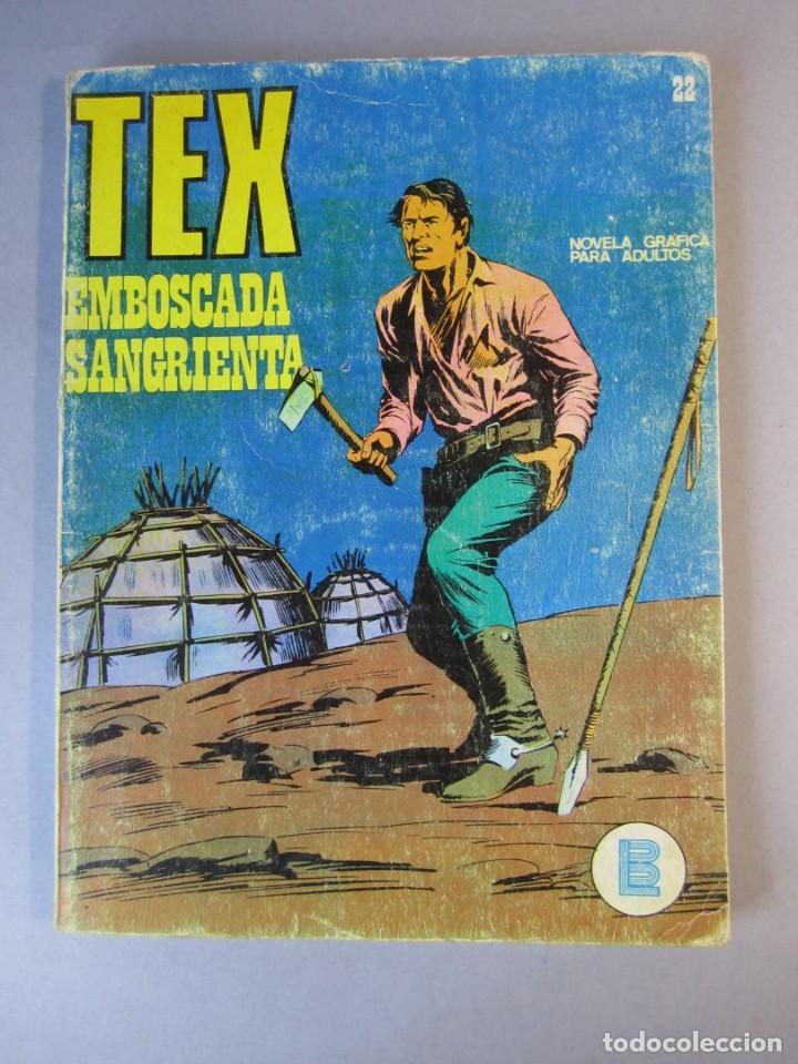 C&oacute;mics: TEX (1970, BURU LAN) 22 &middot; 1971 &middot; EMBOSCADA SANGRIENTA - Foto 1