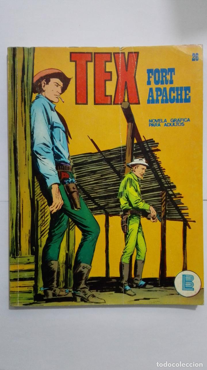 C&oacute;mics: TEX N&ordm; 26, FORT APACHE, EDICIONES BURU LAN 1971 - Foto 1