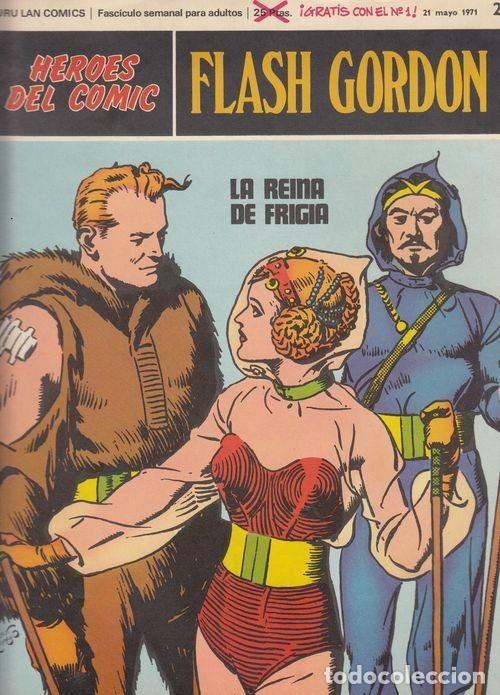 C&oacute;mics: HEROES DEL COMIC - FLASH GORDON - BURULAN - FASCICULO N&ordm; 2 - Foto 1