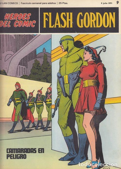 C&oacute;mics: HEROES DEL COMIC - FLASH GORDON - BURULAN - FASCICULO N&ordm; 9 - Foto 1
