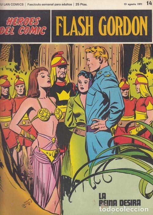 C&oacute;mics: HEROES DEL COMIC - FLASH GORDON - BURULAN - FASCICULO N&ordm; 14 - Foto 1