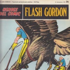 Cómics: HEROES DEL COMIC - FLASH GORDON - BURULAN - FASCICULO Nº 34. Lote 157209254