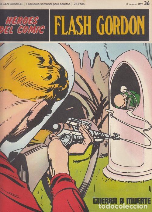 C&oacute;mics: HEROES DEL COMIC - FLASH GORDON - BURULAN - FASCICULO N&ordm; 36 - Foto 1