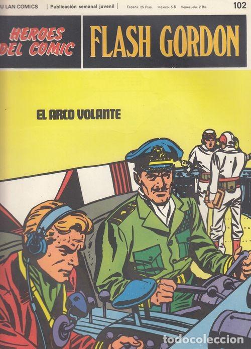 C&oacute;mics: HEROES DEL COMIC - FLASH GORDON - BURULAN - FASCICULO N&ordm; 102 - Foto 1