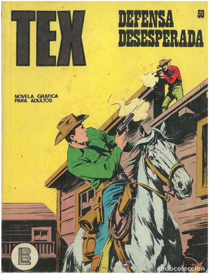 C&oacute;mics: TEX N&ordm; 59. DEFENSA DESESPERADA. BURU LAN. C-34 - Foto 1