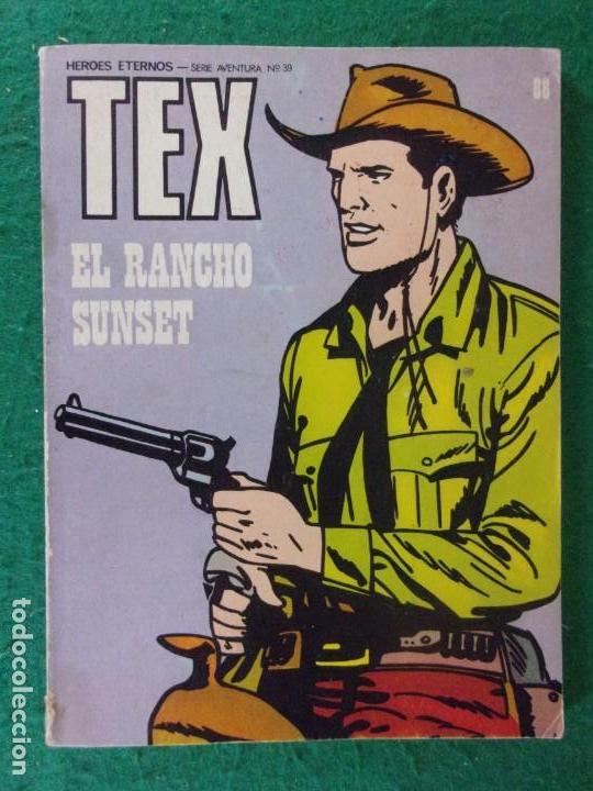 C&oacute;mics: TEX. EL RANCHO SUNSET / N&ordm; 39 / BURULAN EDICIONES. 1973 - Foto 1