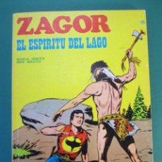 Cómics: ZAGOR (1971, BURU LAN) 29 · 1-VIII-1972 · EL ESPIRITU DEL LAGO