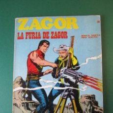 Cómics: ZAGOR (1971, BURU LAN) 28 · 15-VII-1972 · LA FURIA DE ZAGOR