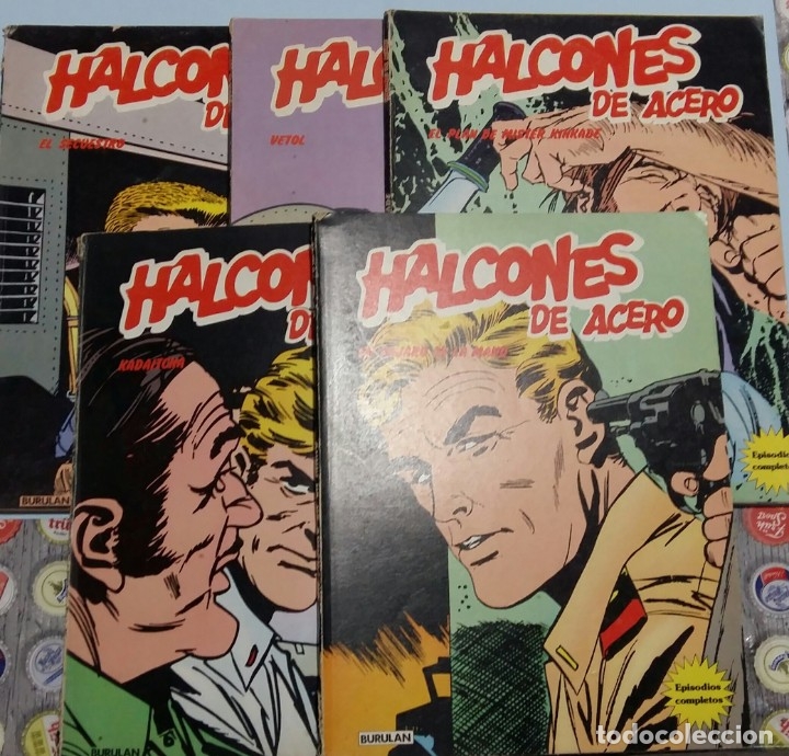 Cómics: LOTE HALCONES DE ACERO 1, 2, 3, 4 Y 6. BURULAN - Foto 1 - 180863685