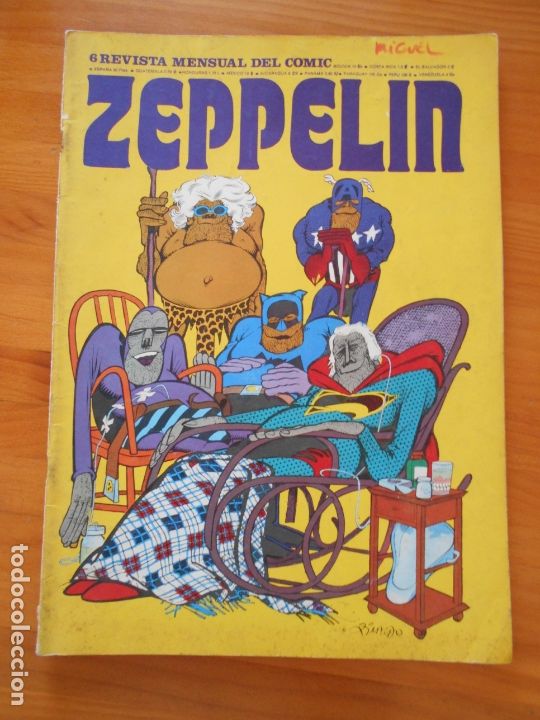 C&oacute;mics: ZEPPELIN N&ordm; 6 - REVISTA MENSUAL DEL COMIC (N2) - Foto 1