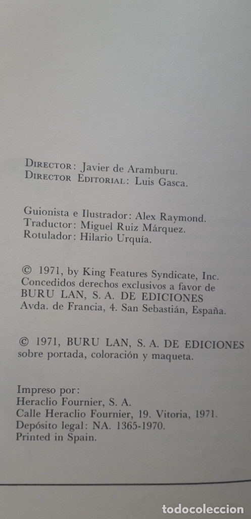 C&oacute;mics: FLASH GORDON TOMO 1 (H&Eacute;ROES DEL C&Oacute;MIC ED. BURU LAN 1971) - Foto 6
