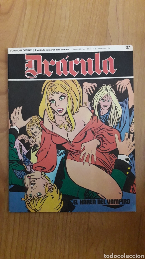 C&oacute;mics: DR&Aacute;CULA. BURU LAN COMICS. 37. EL HAR&Eacute;N DEL VAMPIRO - Foto 1