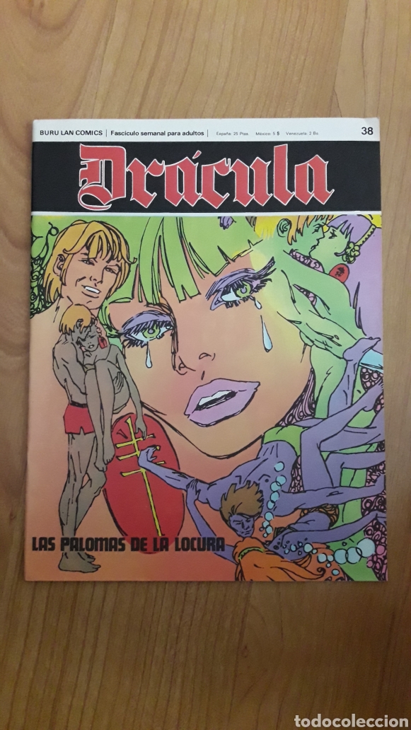 C&oacute;mics: DR&Aacute;CULA. BURU LAN COMICS. 38. LAS PALOMAS DE LA LOCURA - Foto 1