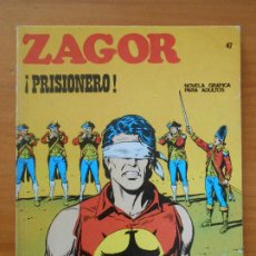 Cómics: ZAGOR Nº 47 - ¡PRISIONERO! - BURU LAN (7D). Lote 190919056