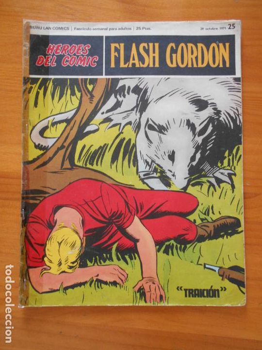 C&oacute;mics: FLASH GORDON N&ordm; 25 - HEROES DEL COMIC - BURU LAN (IP) - Foto 1