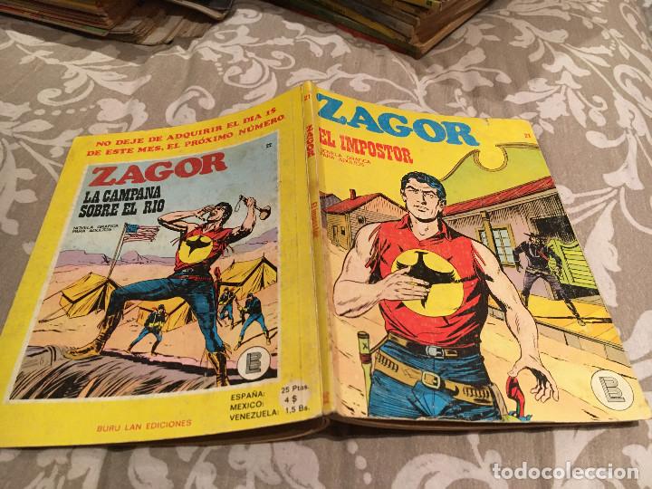 C&oacute;mics: ZAGOR N&ordm; 21 EL IMPOSTOR -EDITORIAL BURULAN - Foto 1