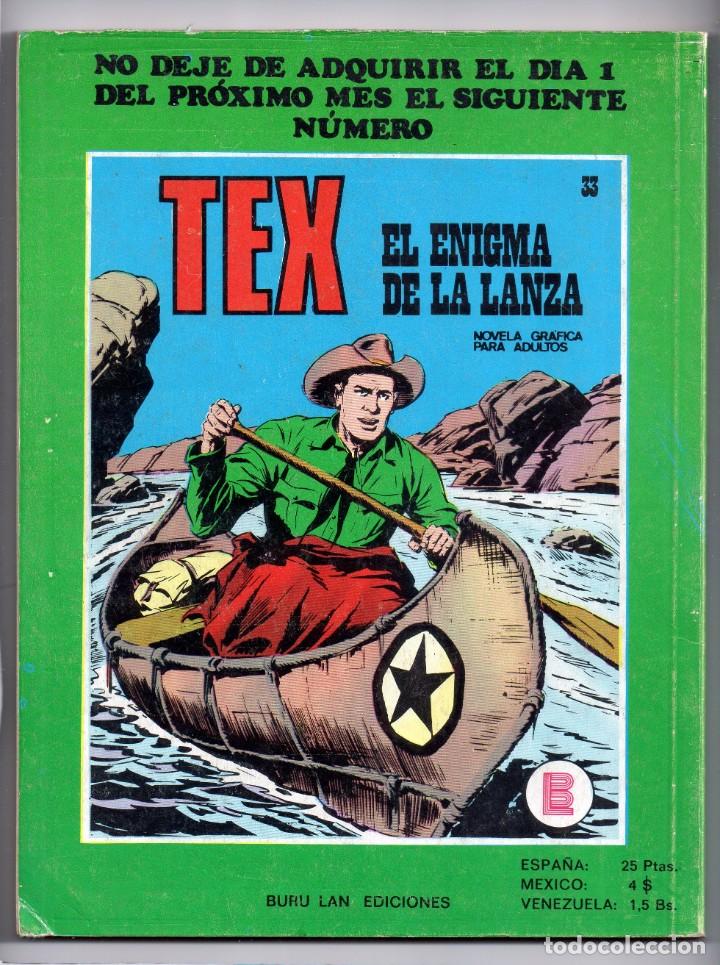 C&oacute;mics: N&ordm; 32 TEX BURU LAN , S.A. 1971 - Foto 2