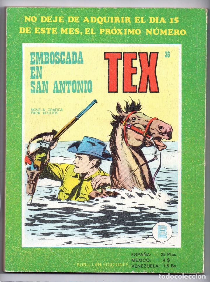 C&oacute;mics: N&ordm; 35 TEX BURU LAN , S.A. 1971 - Foto 2