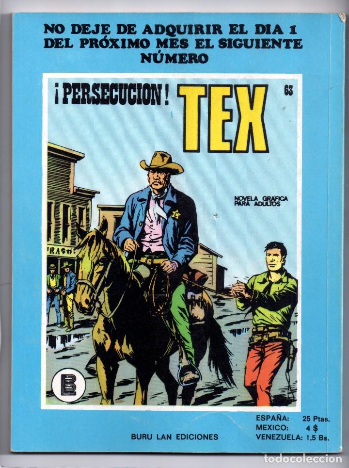 C&oacute;mics: N&ordm; 62 TEX BURU LAN , S.A. 1971 - Foto 2