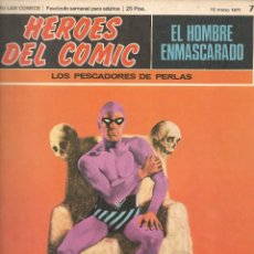 Cómics: EL HOMBRE ENMASCARADO Nº 7 : LOS PESCADORES DE PERLAS. BURU LAN. 1971