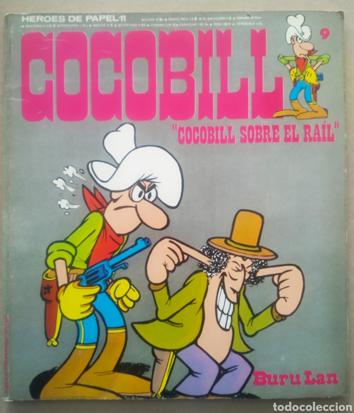 Cómics: Cocobill n°9: Cocobill Sobre el Raíl, por Jacovitti (Burulan, 1974) Colección Héroes de Papel n°11. - Foto 1 - 230544275