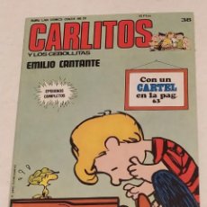 Cómics: CARLITOS Nº 38 - EMILIO CANTANTE - BURULAN AÑO 1971 CONTIENE POSTER. Lote 246744920
