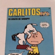 Cómics: CARLITOS Nº 31 - LA CASITA DE SNOOPY - BURULAN AÑO 1971 CONTIENE POSTER. Lote 246749010