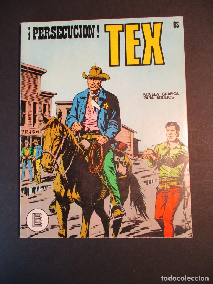 C&oacute;mics: TEX (1970, BURU LAN) 63 &middot; 1971 &middot; &iexcl;PERSECUCI&Oacute;N! - Foto 1