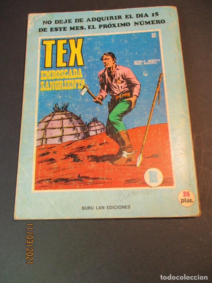 Cómics: TEX (1970, BURU LAN) 21 · 1971 · LA ÚLTIMA OPORTUNIDAD - Foto 3 - 247278110