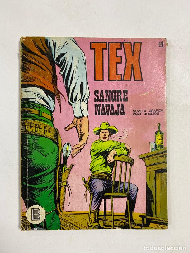 TEX. Nº 44 - SANGRE NAVAJA. NOVELA GRAFICA PARA ADULTOS. BURU LAN EDICIONES. (Tebeos y Comics - Buru-Lan - Tex)