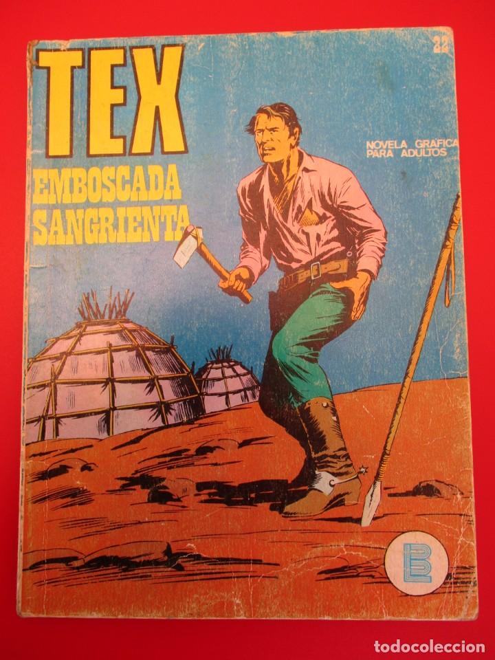 C&oacute;mics: TEX (1970, BURU LAN) 22 &middot; 1971 &middot; EMBOSCADA SANGRIENTA - Foto 1
