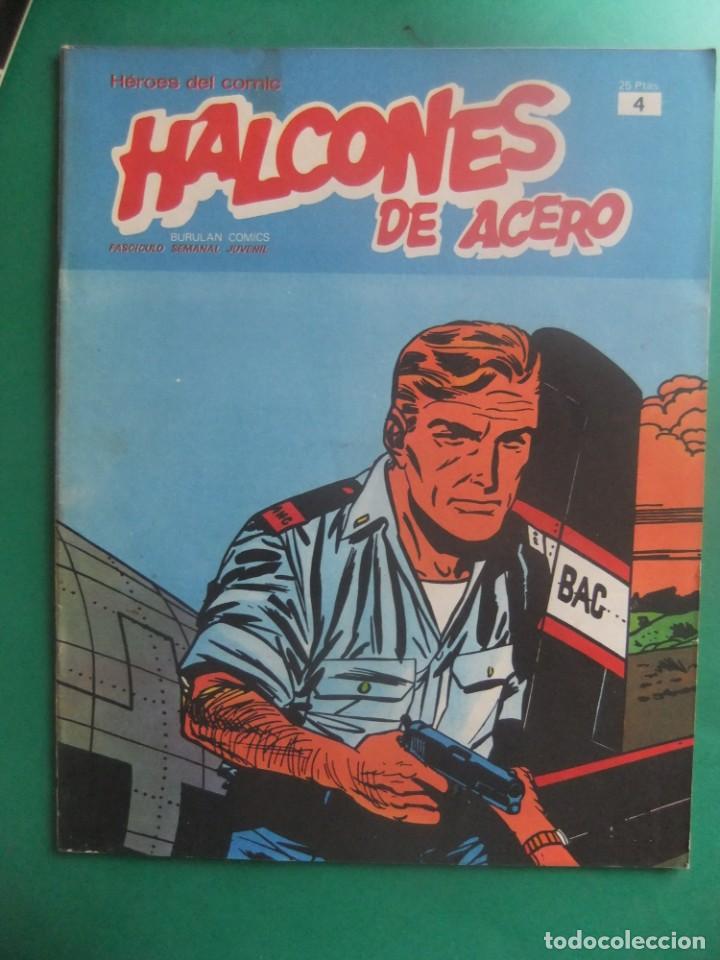C&oacute;mics: HALCONES DE ACERO NUMEROS 1 Y 4 BURULAN EDICIONES - Foto 3