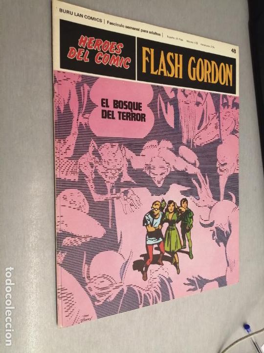C&oacute;mics: FLASH GORDON N&ordm; 48: EL BOSQUE DEL TERROR / H&Eacute;ROES DEL C&Oacute;MIC - BURU LAN - Foto 1