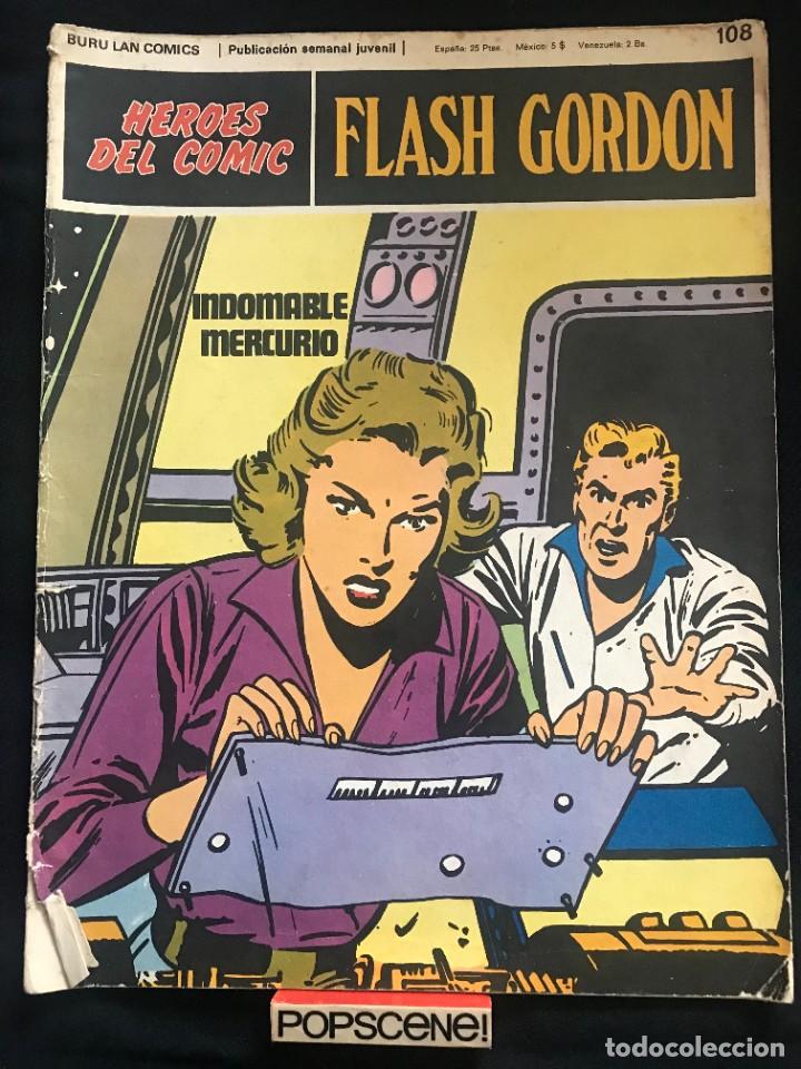 C&oacute;mics: COMIC - FLASH GORDON 108 - HEROES DEL COMIC - BURU LAN - 1973 - Foto 1
