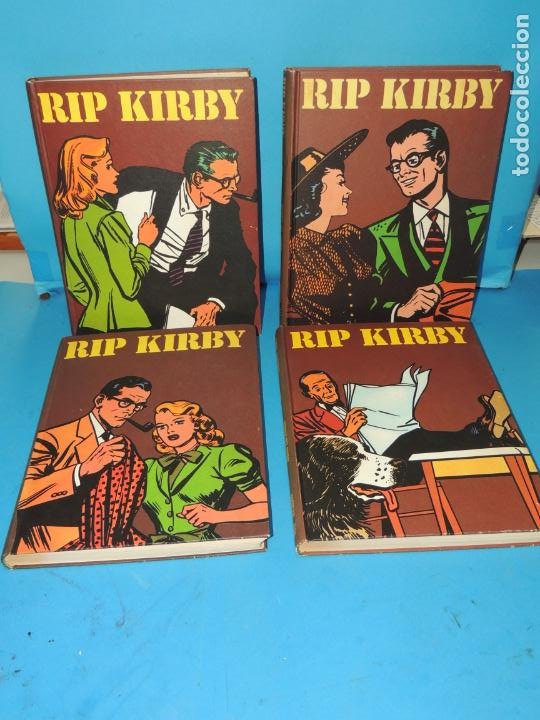 RIP KIRBY. COMPLETO EN 4 TOMOS .- BURU LAN 1973 (Tebeos y Comics - Buru-Lan - Rip Kirby)