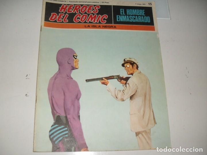 Cómics: el hombre enmascarado 15.(de 96).ediciones buru lan,año 1971.portada de enrich. - Foto 1 - 289388313