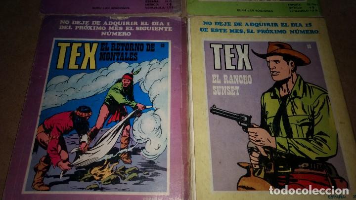 Cómics: Tex Lote 4 Numeros. 58-66-68-84 Burulan de 25 Ptas originales años 70-numeros dificiles - Foto 6 - 290060208