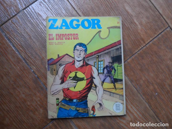 Cómics: ZAGOR - 21 EL IMPOSTOR - 1972 EDITORIAL BURULAN BURU LAN - Foto 1 - 297409618