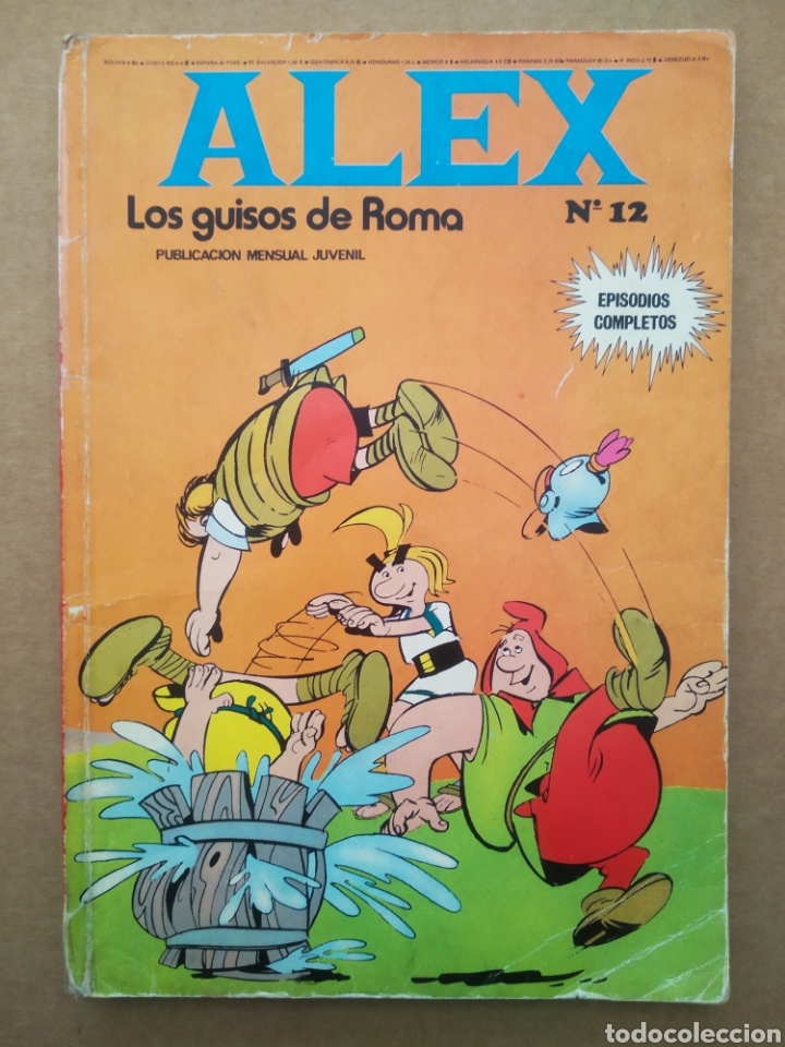 ALEX N°12: LOS GUISOS DE ROMA (BURULAN, 1974). 68 PÁGINAS A COLOR CON CUBIERTAS EN RÚSTICA. (Tebeos y Comics - Buru-Lan - Otros)