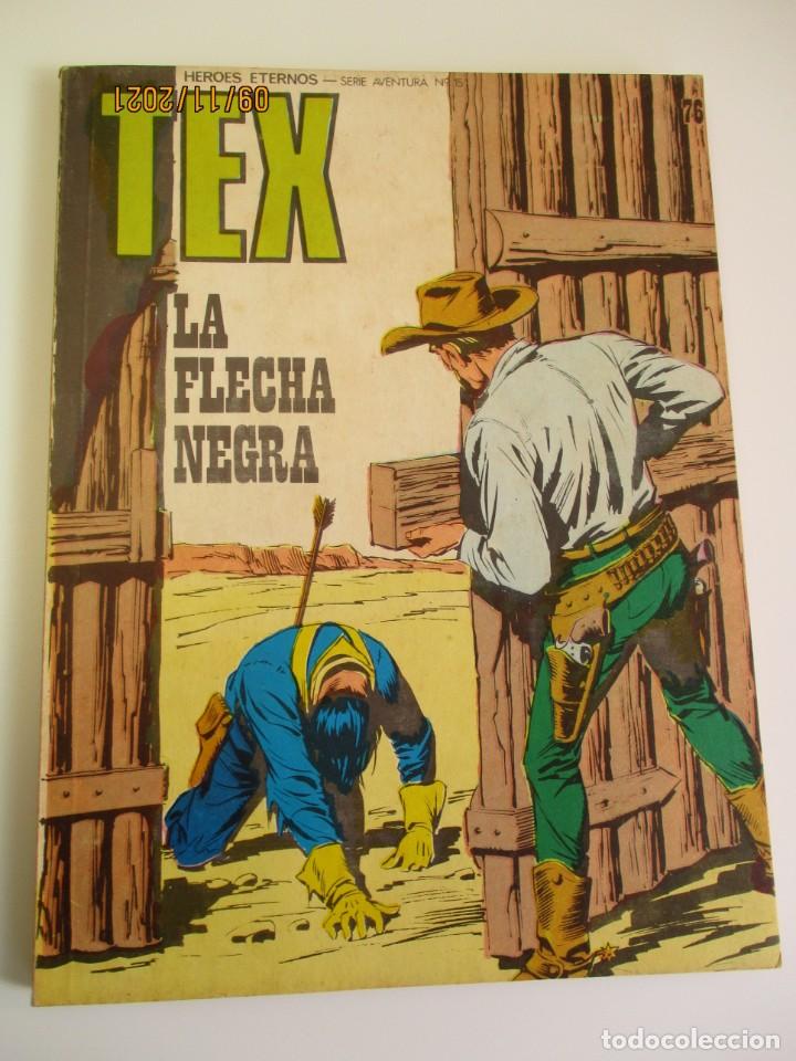 C&oacute;mics: TEX (1970, BURU LAN) 76 &middot; 1971 &middot; LA FLECHA NEGRA - Foto 1