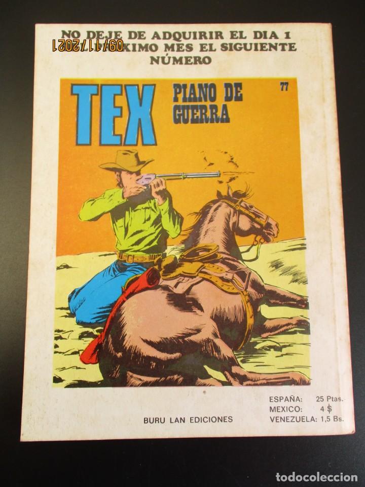 C&oacute;mics: TEX (1970, BURU LAN) 76 &middot; 1971 &middot; LA FLECHA NEGRA - Foto 3