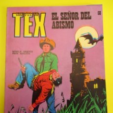 Cómics: TEX (1970, BURU LAN) 58 · 1971 · EL SEÑOR DEL ABISMO*** EXCELENTE ****. Lote 299746273
