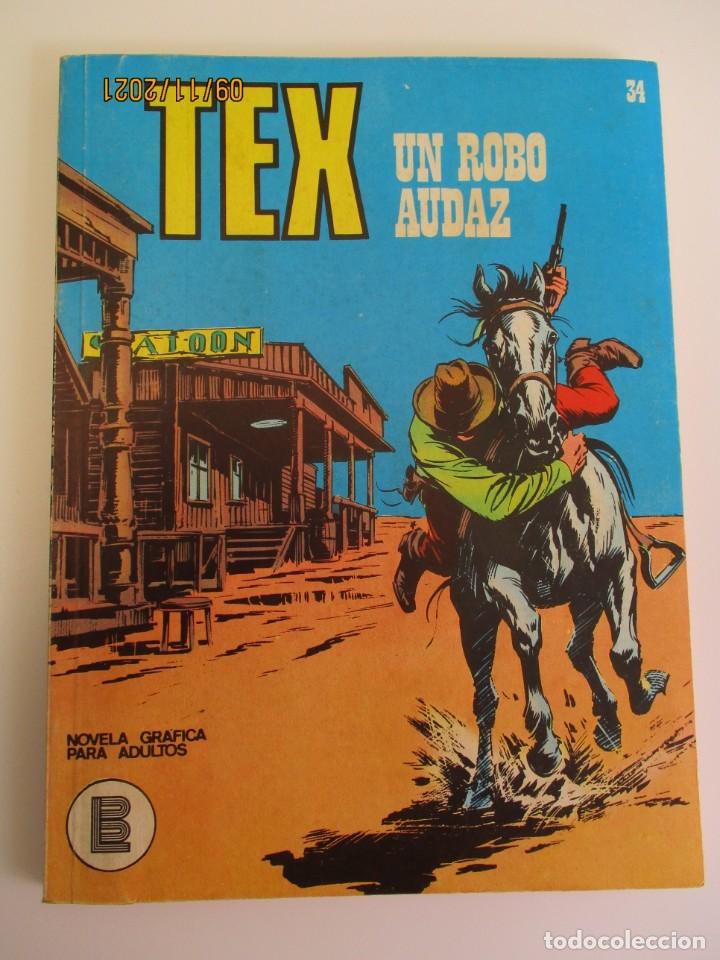 TEX (1970, BURU LAN) 34 · 1971 · UN ROBO AUDAZ (Tebeos y Comics - Buru-Lan - Tex)